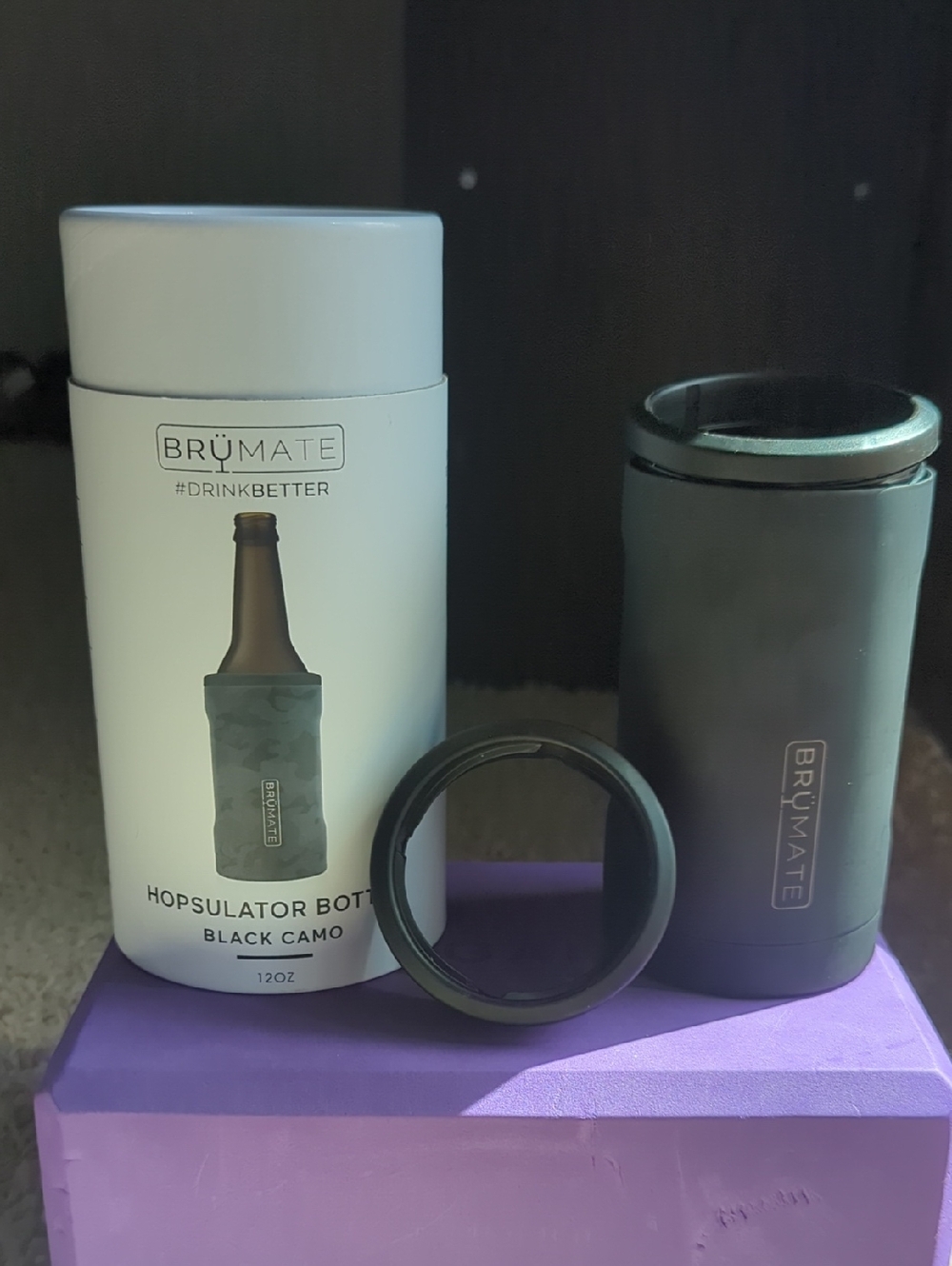 Brümate Hopsulator Bottle Cooler - Black Camo